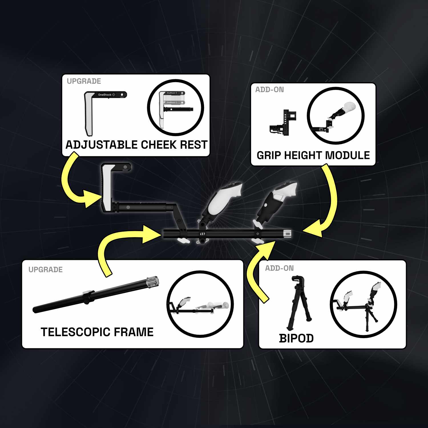 PREORDER: OneStock S VR Gunstock