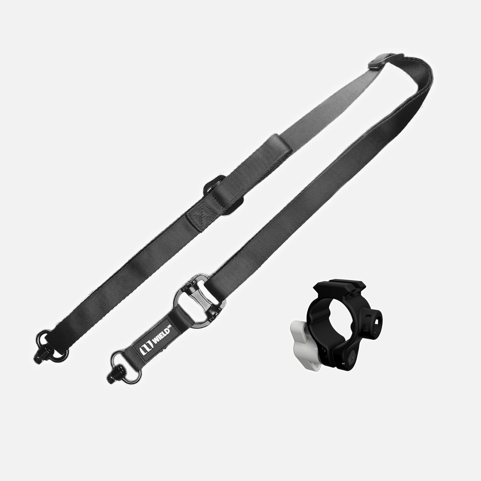Wield VR OneStock VR gunstock premium sling and sling mount on a white background