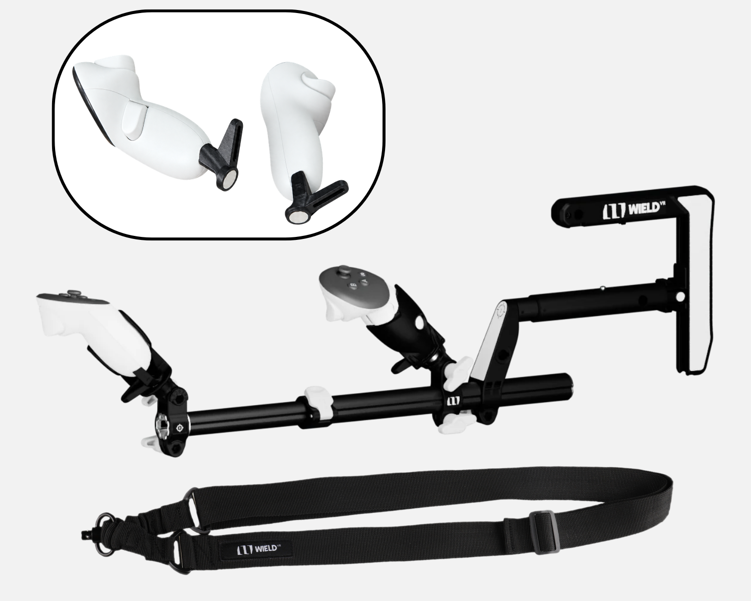 OneStock Magnetic VR Gunstock for Quest 3/3S