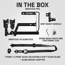 All parts included in Wield VR OneStock Pro Edition VR gunstock kit