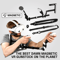 OneStock Pro Magnetic VR gunstock with premium sling and grip height module