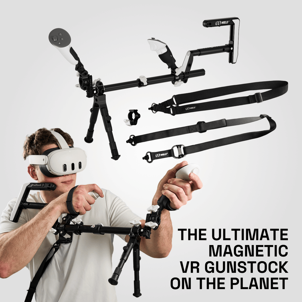 OneStock Ultimate VR gunstock with slings, grip height module and bipod