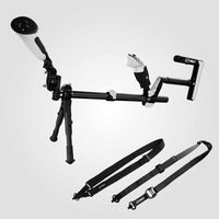 Verwenden Sie VR OneStock Ultimate Edition VR Gunstock mit allen Aufsätzen auf dem VR Gunstock.
