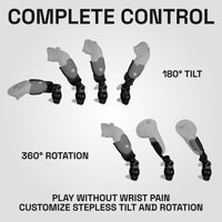 Manipulez la crosse VR OneStock VR et profitez d'une inclinaison et d'une rotation sans effort et sans paliers pour les manettes. 
