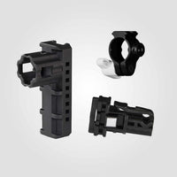 Manipulez les pièces du module de hauteur de poignée VR Onestock sur fond blanc.