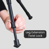 Système de verrouillage par rotation pour rallonge de jambe supplémentaire pour bipied VR Gunstock VR OneStock