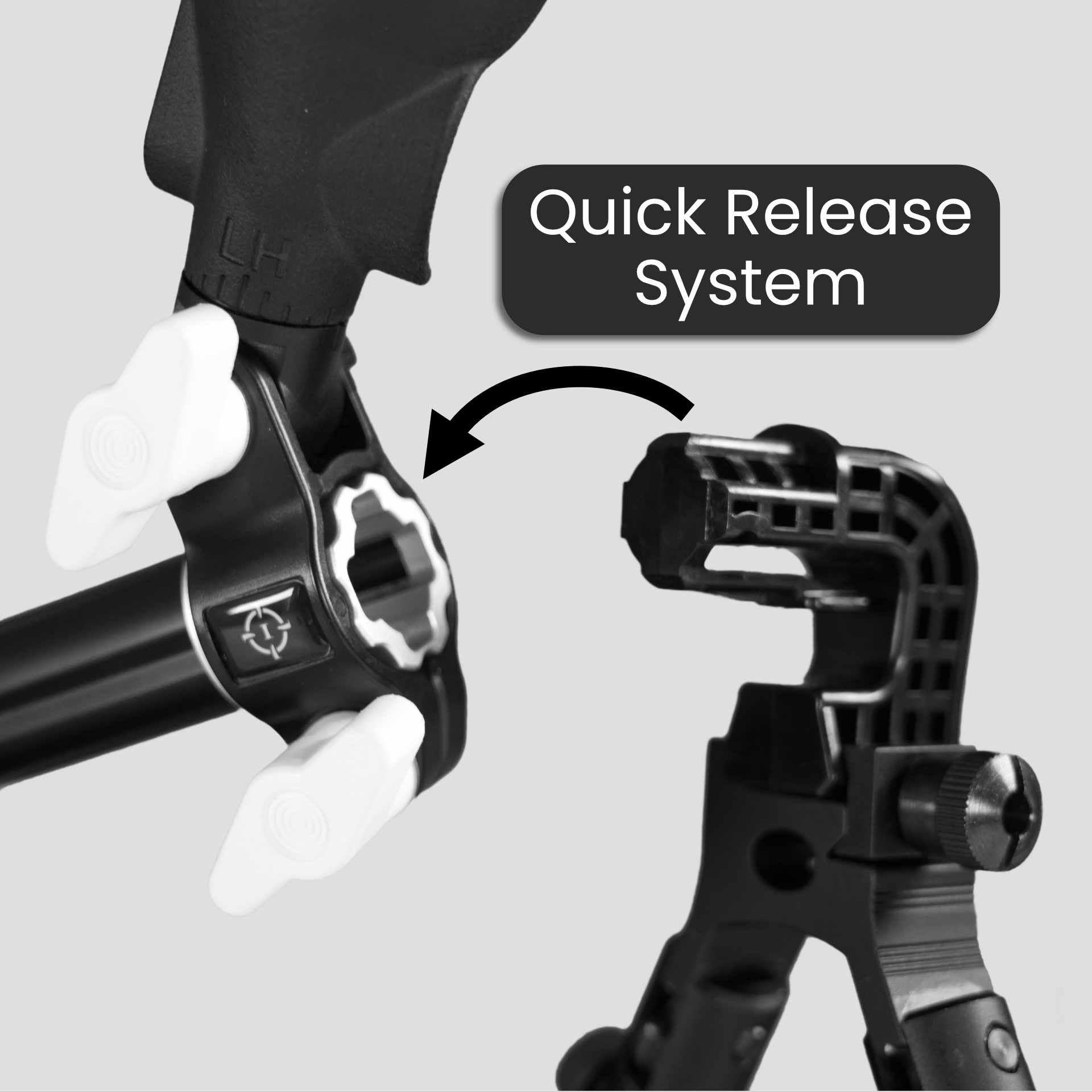 Système de fixation rapide pour bipied VR OneStock VR gunstock 